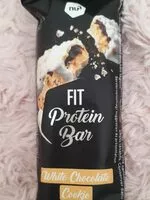 Mängden socker i Fit protein bar-white chocolate cookie.