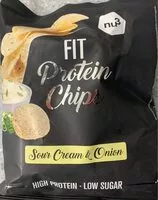 Mängden socker i Fit proteine chips