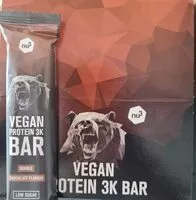 Mängden socker i Vegan Protein 3K bar