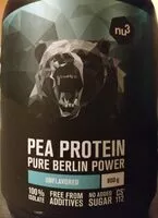 Mängden socker i PEA PROTEIN PURE BERLIN POWER