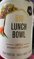 Mängden socker i Bio Lunch bowl - lentils