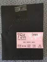 Mängden socker i Dark Chocolate 75% Ghana