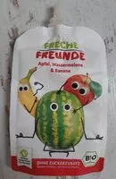 Mängden socker i Freche Freunde Apfel, Wassermelone & Banane