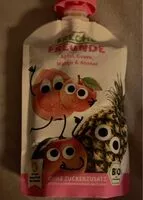 Mängden socker i Freche Freunde Bio-Mehrfruchtpüree