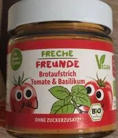 Mängden socker i Freche Freunde Brotaufstrich Tomate & Basilikum