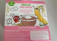 Mängden socker i Frühstücks-Bowl Banane, Erdbeere & Hafer