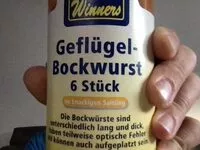 Mängden socker i Geflügel-Bockwurst