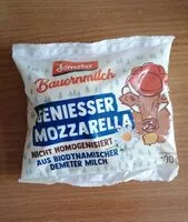 Mängden socker i Genießer Mozzarella