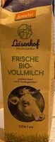 Mängden socker i Frische Biovollmilch