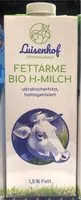 Mängden socker i Fettarme Bio H-Milch 1,5%