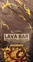Mängden socker i LAVA BAR COOKIES & CREAM