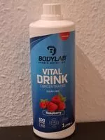 Mängden socker i Bodylab Vital Drink Raspberry