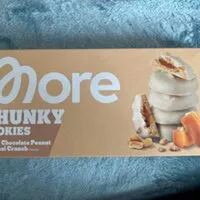 Mängden socker i Chunky Cookies White Chocolate Peanut Caramel Crunch