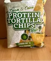 Mängden socker i Protein Tortilla Chips Sour Cream & Onion