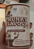 Mängden socker i Chunky Flavour Nuss-Nougat