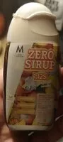 Mängden socker i Zero Sirup Mango