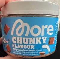 Mängden socker i Chunky Flavour Milky Chocolate Coconut