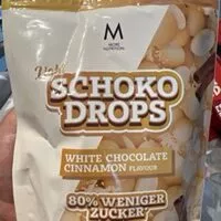Mängden socker i Light Schokodrops White Chocolate Cinnamon