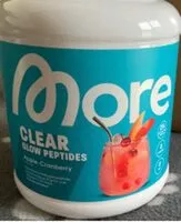 Mängden socker i More Clear Glow Peptides Apple-Cranberry