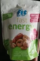 Mängden socker i Fast energy