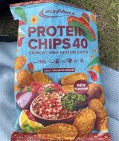 Mängden socker i Protein chips 40