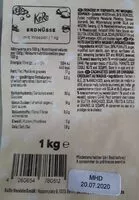 Mängden socker i Erdnüsse mit wasabi