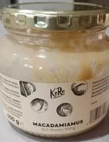 Mängden socker i macadamiamus