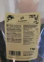 Mängden socker i Mirtilli essiccati senza zucchero