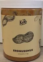 Mängden socker i Erdnussmus