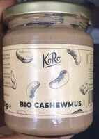 Mängden socker i Bio Cashewmus