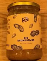 Mängden socker i Koro Bio Erdnussmus