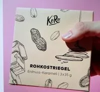 Mängden socker i Barretta raw arachidi e caramello