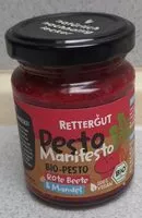 Mängden socker i Pesto Manifesto Rotebeete-Mandel