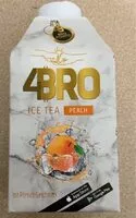 Mängden socker i 4 BRO ice tea peach