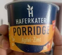 Mängden socker i Porridge Apfel-Zimt