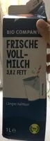 Mängden socker i Frische Vollmilch
