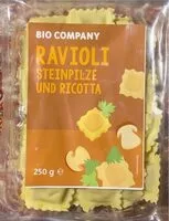 Mängden socker i Ravioli steinze und ricotta