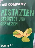 Mängden socker i Pistazien geröstet und gesalzen