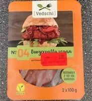 Mängden socker i No4 Burger Patty Vegan