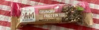 Mängden socker i Crunchy protein bar nutty choco