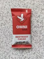 Mängden socker i Omni Bar Beetroot Cacao