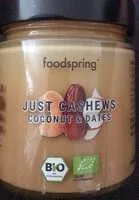 Mängden socker i Just cashews coconut & dates