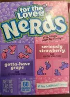 Mängden socker i Nerd Grape Strawberry