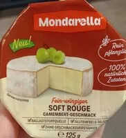 Mängden socker i Soft rouge Camembert-Geschmack