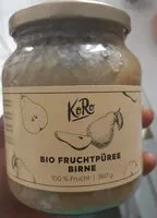 Mängden socker i Fruchtpüree Birne