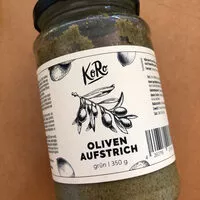Mängden socker i Oliven-Aufstrich grün