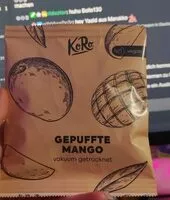 Mängden socker i Gepuffte Mango