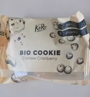 Mängden socker i Bio cookie cashew cranberry