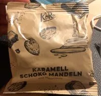 Mängden socker i karamell schoko mandeln