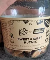 Mängden socker i Sweet Salty Nutmix